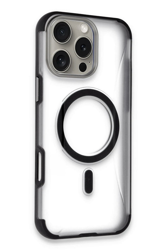iPhone 14 Pro Max Hilton Magsafe Kapak Kılıf - Siyah