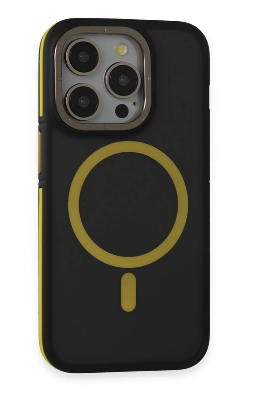 iPhone 14 Pro Max Rocky Magsafe Kapak Kılıf - Siyah 2