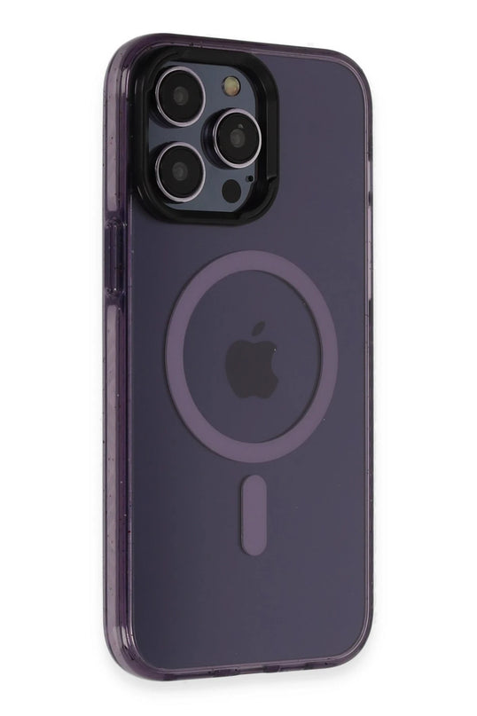 iPhone 14 Pro Max Tigra Magsafe Kapak Kılıf - Derin Mor