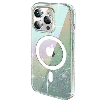 iPhone 14 Pro Max Rasasi Simli Magsafe Kapak Kılıf