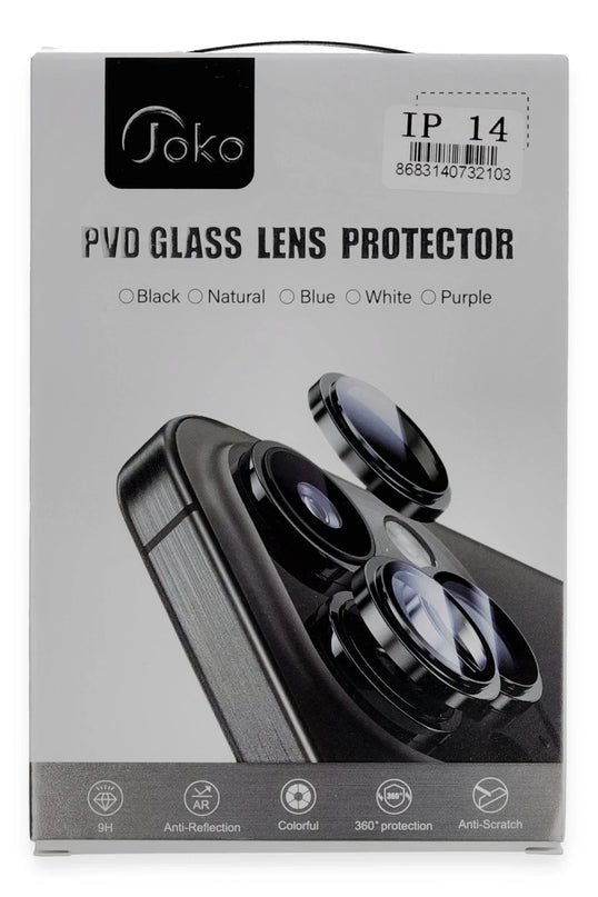 iPhone 14 PVD Metal Kamera Lens - Mavi 2