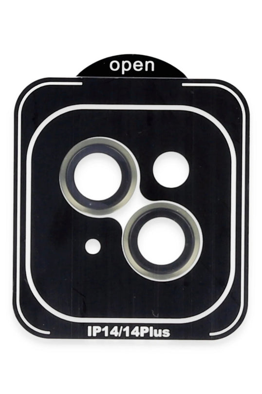 iPhone 14 PVD Metal Kamera Lens - Yeşil
