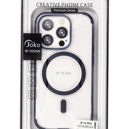 iPhone 15 Pro Hilton Magsafe Kapak Kılıf - Derin Mor 4