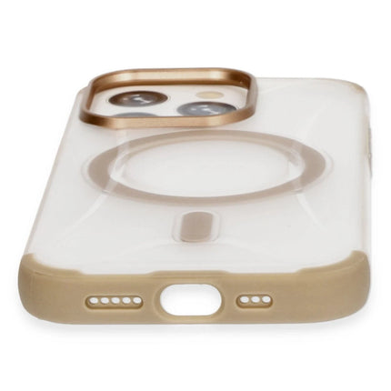 iPhone 15 Pro Hilton Magsafe Kapak Kılıf - Gold 3