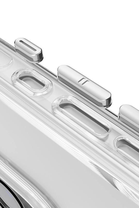 iPhone 15 Pro Max Gleam PC Sert Magsafe Kılıf - Şeffaf 3