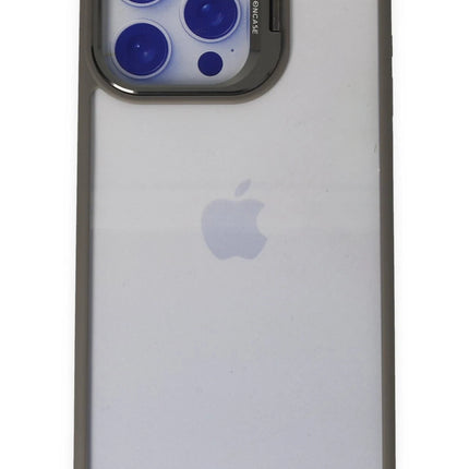 iPhone 15 Pro Max Roblox Lens Standlı Kapak Kılıf - Titan Gri 2