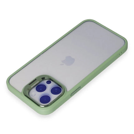 iPhone 15 Pro Max Roblox Lens Standlı Kapak Kılıf - Yeşil 4