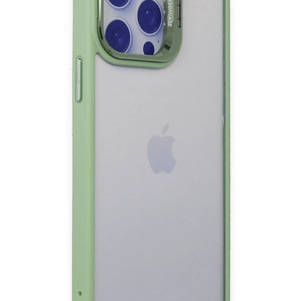 iPhone 15 Pro Max Roblox Lens Standlı Kapak Kılıf - Yeşil 3