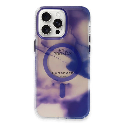 iPhone 15 Pro Max Phantom Magsafe Kapak Kılıf - Mor