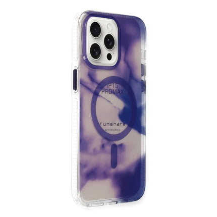iPhone 15 Pro Max Phantom Magsafe Kapak Kılıf - Mor 2