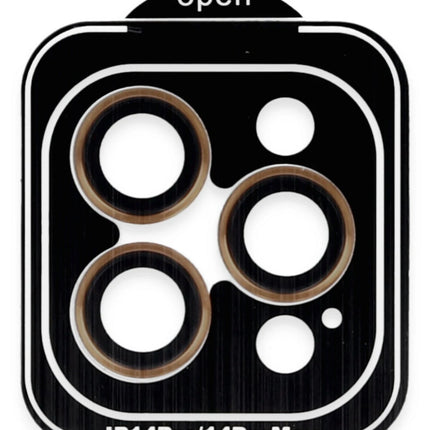 iPhone 15 Pro Max PVD Metal Kamera Lens - Turuncu