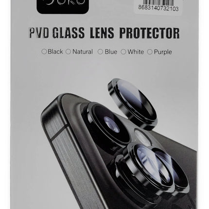 iPhone 15 Pro Max PVD Metal Kamera Lens - Turuncu 2