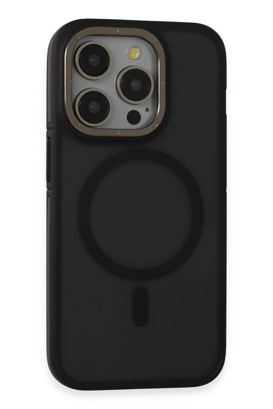 iPhone 15 Pro Max Rocky Magsafe Kapak Kılıf - Siyah 2