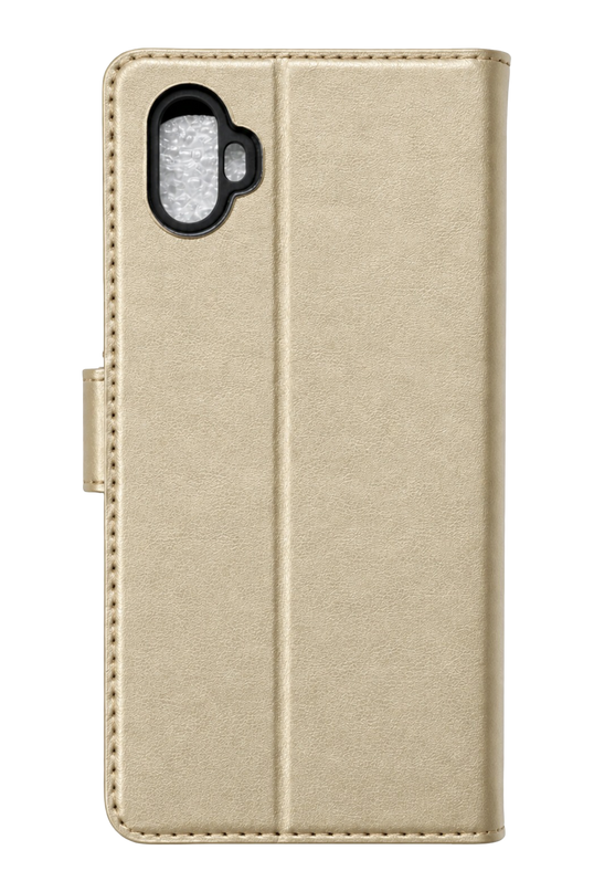 Samsung Galaxy XCover 6 Pro Trend S Plus Kapaklı Kılıf - Gold