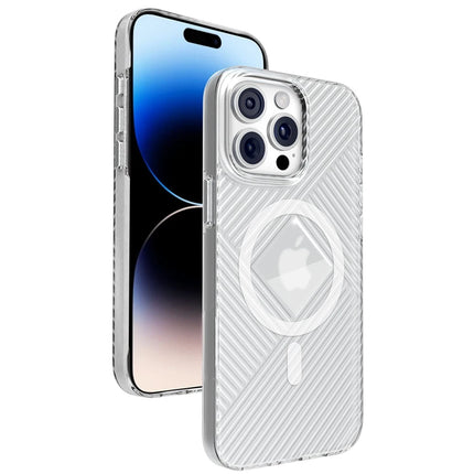 iPhone 15 Pro Max Stella PC Sert Magsafe Kılıf - Şeffaf