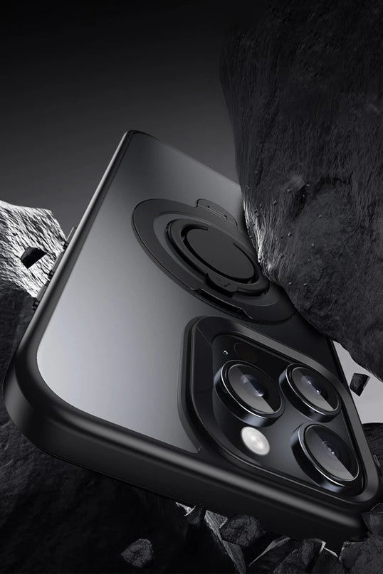 iPhone 16 Plus Avatar 360 Dönen Magsafe Kapak Kılıf - Lacivert 5
