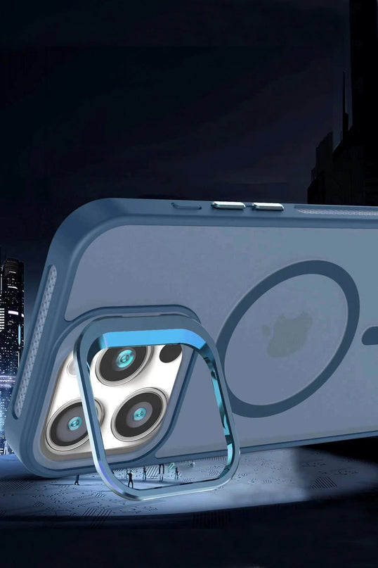 iPhone 16 Plus Flet Lens Magsafe Kapak Kılıf - Siyah 5