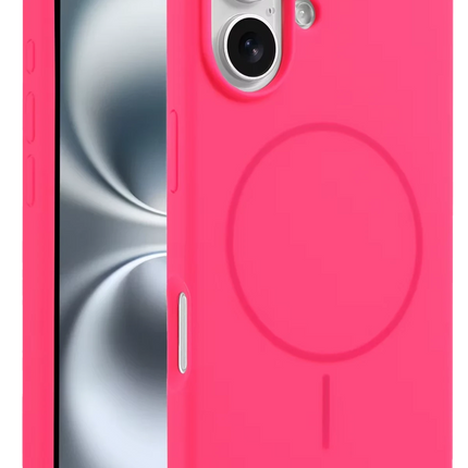 iPhone 16 Plus Jully Magsafe Kapak Kılıf - Pembe