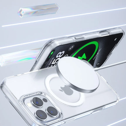 iPhone 16 Pro Gleam PC Sert Magsafe Kılıf - Kahverengi 3