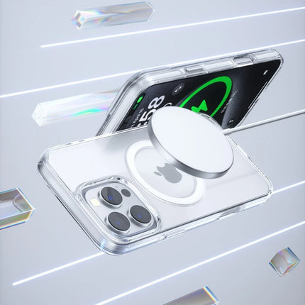 iPhone 16 Pro Gleam PC Sert Magsafe Kılıf - Şeffaf 2 3