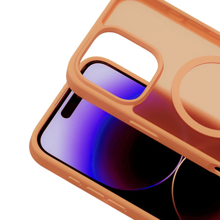 iPhone 16 Pro Jota Magsafe Kapak Kılıf - Turuncu 2
