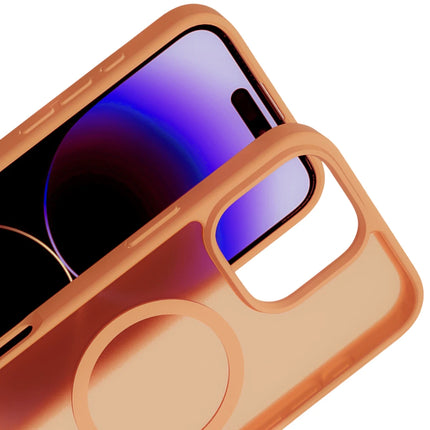 iPhone 16 Pro Jota Magsafe Kapak Kılıf - Turuncu 3