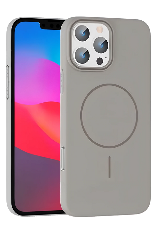 iPhone 16 Pro Max Broş Magsafe Kapak Kılıf - Titan Gri
