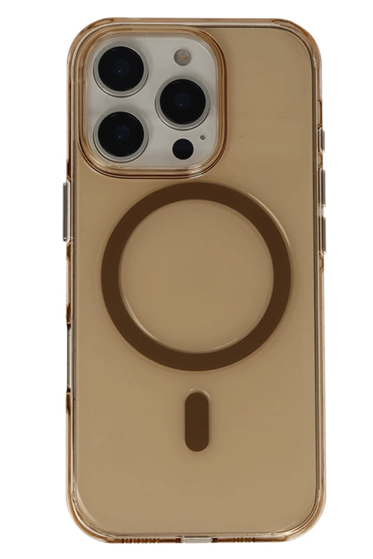 iPhone 16 Pro Max Gleam PC Sert Magsafe Kılıf - Şeffaf 3 2