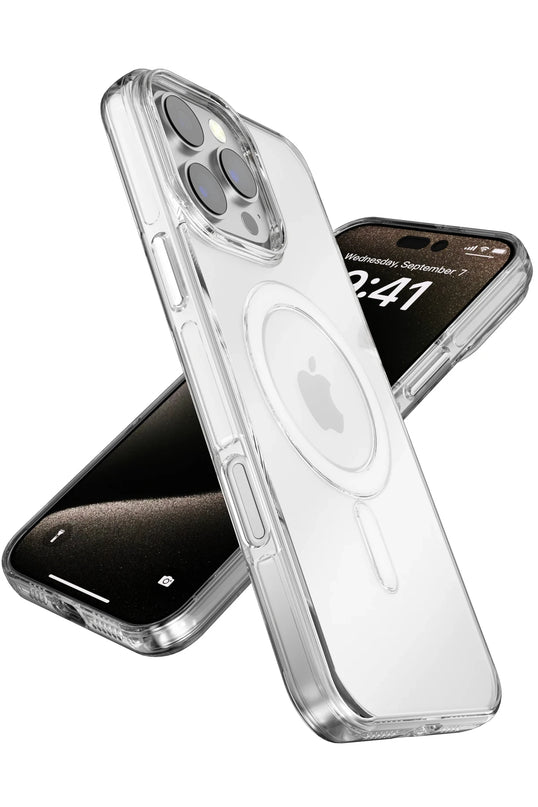 iPhone 16 Pro Max Gleam PC Sert Magsafe Kılıf - Titan Gri 2