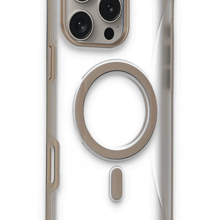 iPhone 16 Pro Max Hilton Magsafe Kapak Kılıf - Gold