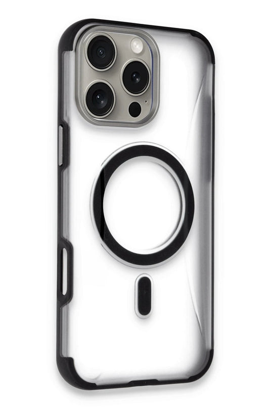 iPhone 16 Pro Max Hilton Magsafe Kapak Kılıf - Siyah