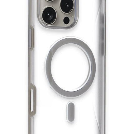 iPhone 16 Pro Max Hilton Magsafe Kapak Kılıf - Titan Gri