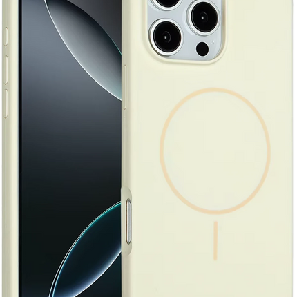 iPhone 16 Pro Max Jully Magsafe Kapak Kılıf - Bej