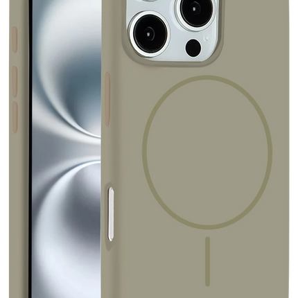iPhone 16 Pro Max Jully Magsafe Kapak Kılıf - Çöl Titanyum