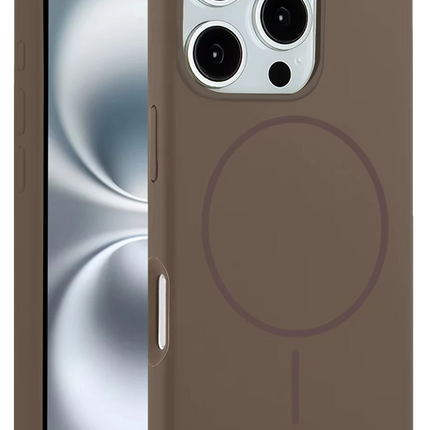 iPhone 16 Pro Max Jully Magsafe Kapak Kılıf - Kahverengi