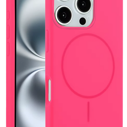 iPhone 16 Pro Max Jully Magsafe Kapak Kılıf - Pembe
