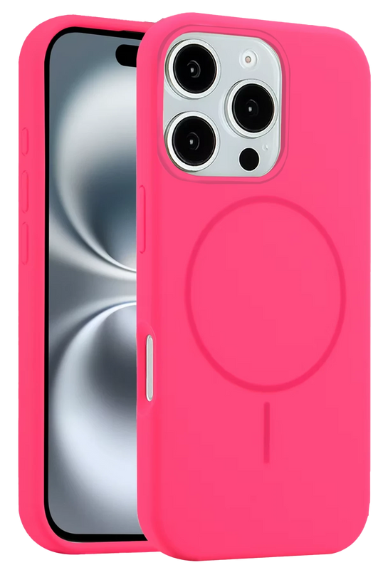 iPhone 16 Pro Max Jully Magsafe Kapak Kılıf - Pembe