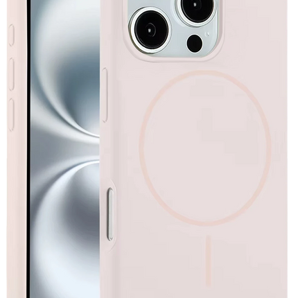 iPhone 16 Pro Max Jully Magsafe Kapak Kılıf - Pudra