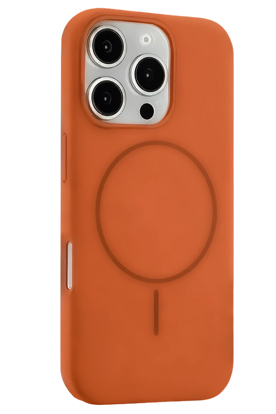 iPhone 16 Pro Max Jully Magsafe Kapak Kılıf - Turuncu 3