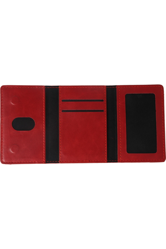 Tema Magsafe Deri Kartlık - Kırmızı 4