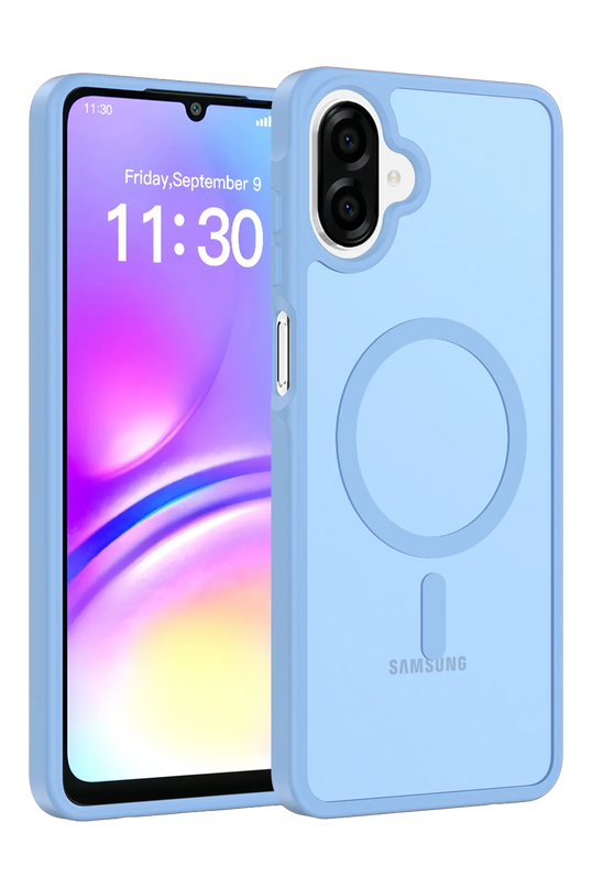 Samsung Galaxy A07 4G Jota Magsafe Kapak Kılıf - Açık Mavi