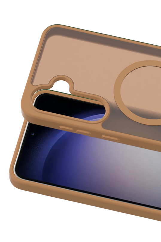 Samsung Galaxy A17 5G Jota Magsafe Kapak Kılıf - Çöl Titanyum 3