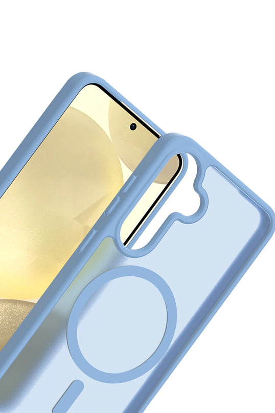 Samsung Galaxy A26 Jota Magsafe Kapak Kılıf - Açık Mavi 3