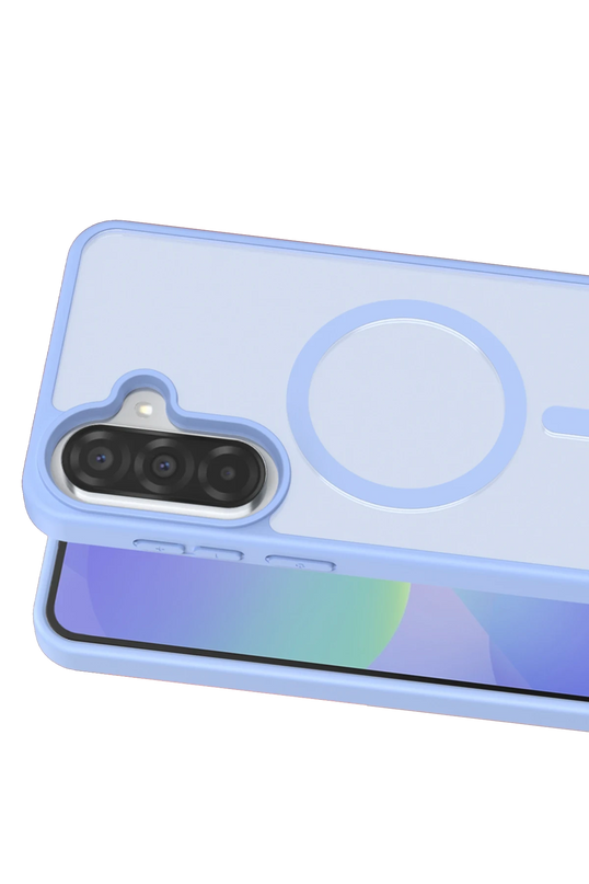 Samsung Galaxy A37 5G Jota Magsafe Kapak Kılıf - Açık Mavi 2