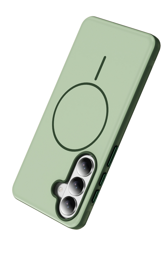 Samsung Galaxy A57 5G Neksa Magsafe Kapak Kılıf - Yeşil 3