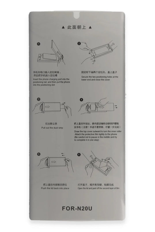Samsung Galaxy Note 20 Ultra AutoKit 5in1 Fiber Hayalet Polymer Nano Ekran Koruyucu 2