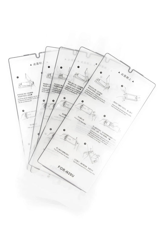 Samsung Galaxy Note 20 Ultra AutoKit 5in1 Fiber Polymer Nano Ekran Koruyucu 2