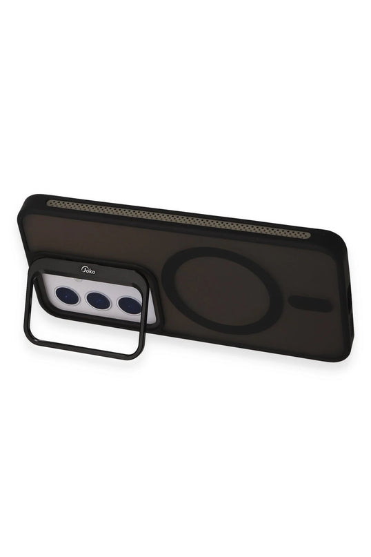 Samsung Galaxy S24 Flet Lens Magsafe Kapak Kılıf - Siyah 5