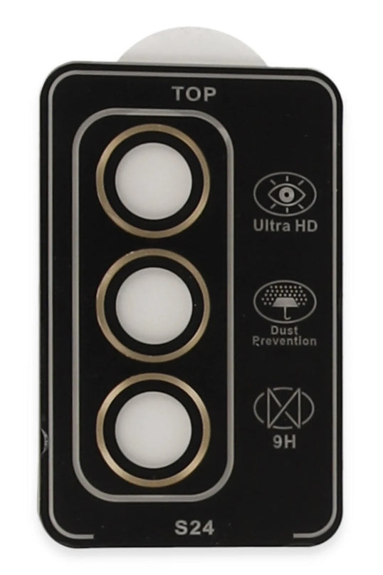 Samsung Galaxy S24 PVD Metal Kamera Lens - Gold 2