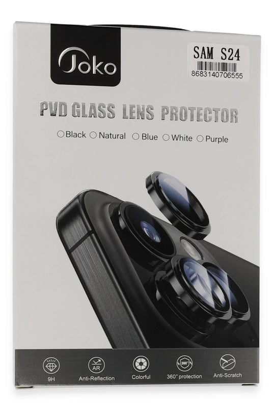 Samsung Galaxy S24 PVD Metal Kamera Lens - Siyah 3
